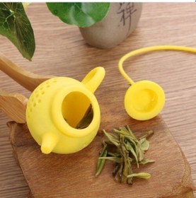 Resim Çaydanlık Tasarımlı Çay Demleme Süzgeci Çok Renkli 
