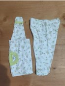 Resim Beyaz Desenli Bebek Pijama Takımı 2 Li ( 80 Cm /1 Yaş) 