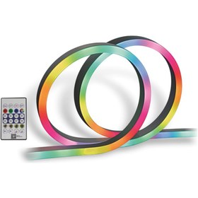 Resim Cata CT-4567 Pixel Neon LED Set 5 Metre RGB Kumandalı Esnek Şerit Işık İç & Dış Mekan Dekoratif Aydı 
