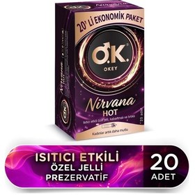 Resim Okey Nirvana Hot Prezervatif 20'li 