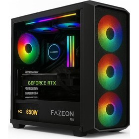 Resim Fazeon DFS Gaming CRYPTO R5 7500F 16 GB 1 TB M.2 SSD RTX4060 8 GB W10P Masaüstü Oyuncu Bilgisayarı 