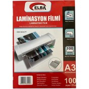 Resim Elba Laminasyon Filmi A3 100 MIC 303x426 