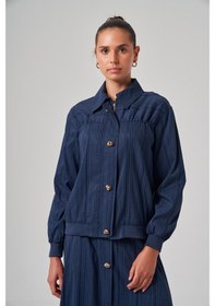 Resim Oe26kz1020 Omelya Bomber Ceket Lacivert 
