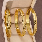 Resim 1/3/6 Adet 8mm Genişlikte Kadın Bilekliği, Günlük Kullanım İçin, Kutu Dahil Değildir 