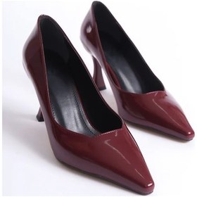 Resim Trendella Kadın Bordo Rugan Stiletto Tr08ms27c Siyah 