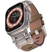Resim Watch 44mm Clo Krd-114 Metal Başlıklı Suni Deri Kordon-taba 