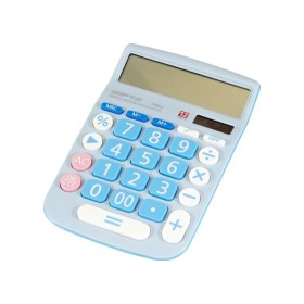 Resim Hesap Makinesi Masa Tipi 12 Dıgıt Mavi Diğer 