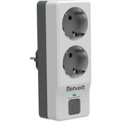 Resim DOTVOLT SURGE HUNTER 2 LI KABLOSUZ ENERJI KORUMA PRIZI (1050 J) 