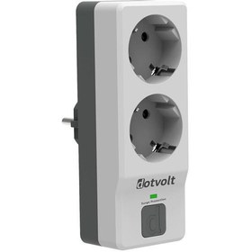 Resim DOTVOLT SURGE HUNTER 2 LI KABLOSUZ ENERJI KORUMA PRIZI (1050 J) 