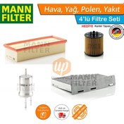 Resim Vw Jetta 1.4 Tsı Benzinli Mann Filtre Bakım Seti 2007-2010 Bmy Bl 