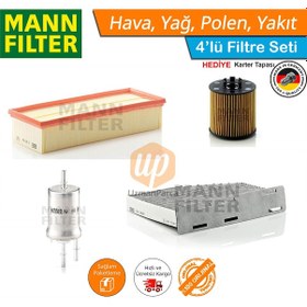 Resim Vw Jetta 1.4 Tsı Benzinli Mann Filtre Bakım Seti 2007-2010 Bmy Bl 