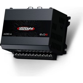 Resim Özgürce Mini 4 Kanal Amfi SD400.4 Evo 6 2ω 4X100 Rms 4ω 4X66 Rms 