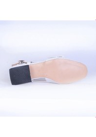 Resim Ayakcenter Bnc1 Boncuklu 3cm Kadın Topuklu Ayakkabı Beyaz 