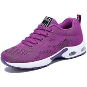 Resim Kadın Spor Ayakkabıları Koşu Ayakkabıları Tenis Açık Hava Spor Ayakkabıları Koşu Ayakkabıları Spor Ayakkabıları Ratetime Mor 