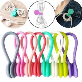 Resim 10 adet Güçlü Manyetik Uçlu Manyetik Kablo Bağları - USB Kabloları, Kulaklıkları, Anahtarlıkları, Masa ve Seyahat için Ağır Hizmet Kordon Organizatörü - Şarj Cihazlarını, Kulaklıkları, Anahtarları Düzenli Bir Şekilde Yönetin - Teknoloji Kullanıcıları İçin Mükemmel Hediye (Cadılar Bayramı, Noel, Doğum Günü) - Organizatör Bağları, Anahtarlık Tutucu, Eğlenceli Tasarım, Dayanıklı Elastik Bant 
