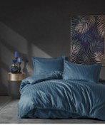 Resim Cotton Box Çift Kişilik Saten Nevresim Takımı Elegante Stripe Ma 