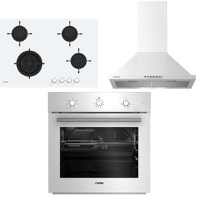 Resim Altus Wide Cooker Serie Üçlü Ankastre Set Ala 175 Gwd Ocak 133 W Fırın 520 Davlumbaz 