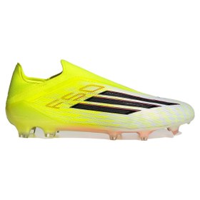 Resim Adidas F50 Elite Bağcıksız LL Fg Erkek Sarı Futbol Krampon JR6458 