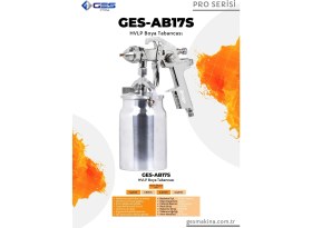 Resim Ges Pro AB17S (1.4 mm) Alttan Depolu Boya Tabancası 