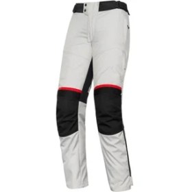 Resim Ebakbak Motosiklet Pantolonu Full Korumalı 4 Mevsim Maxdura Kumaş Hava Alabilen Fileli Bölgeler Beyaz Pant 