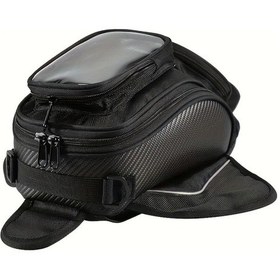 Resim Honeybeeshop Siyah Honda Yamaha Aprilia Rsv1000 Motosiklet Telefon Tutucu Su Gecirmez Tasinabilir Sele Cantasi Siyah- 