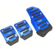 Resim Gaojunshop01 3 Adet Mavi Vites Pedalı Seti - Kaymaz Alüminyum Alaşım, Ergonomik Ve Hafif 