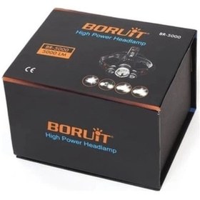 Resim T6 Kafa Feneri 5000 Lumens 3xcree Xm-t6+2r5 Lamba Led Kamp Lambası Diğer 