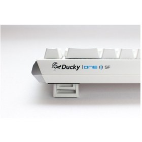 Resim Ducky ONE 3 SF Mekanik Red Swich Q TR White Keycaps RGB LED Oyuncu Klavye 