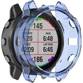 Resim Garmin Fenix 6s İçin Tpu Yarı Kapsam Akıllı Saat Protevtice Case 