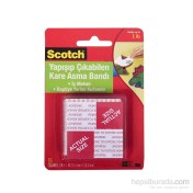 Resim Scotch® Çift Taraflı Yapışıp Çıkabilen Köpük Kareler 16 adet / 2,5x2,5cm 