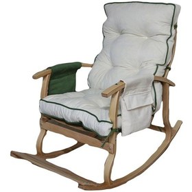 Resim Mobildeco Padişah Lüx Ahşap Çift Minderli Çift Cepli Sallanan San Ceviz 