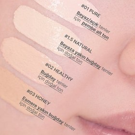 Resim Amuse - Dew Wear Foundation (Kalıcı Parlaklık Etkisi Sunan Doğal Kapatıcı Fondöten) 35ml (%35 Tanıtım İndirimli) 