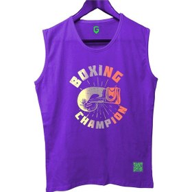 Resim Top Glory Boxinchampx Tank Top Kolsuz Sporcu Tshirt (532150149) Mor 