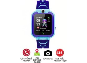 Resim Rukushe Akıllı Çocuk Takip Saati Sim Kartlı Arama, Kameralı, Gizli Dinleme Özellikli Q12 