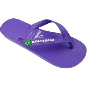 Resim Brasileras Classic Çocuk Terlik Mor 27-34 