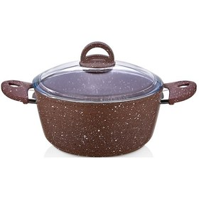 Resim Saflon Sf3624gr Granit Line 24 Cm Derin Tencere 4.35 Litre 