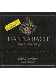 Resim Hannabach 728MTC Custom Made Medium Tension Klasik Gitar Teli 