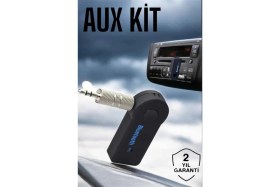 Resim Eco Lounge Tüm Araçlara Uyumlu Aux Car Bluetooth Kablosuz Araç Bağlantı Kiti 
