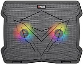 Resim Meetion | CP2020 | Siyah | Laptop Soğutucu Stand | Çift Fan | RGB Aydınlatma 