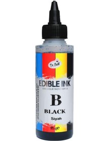 Resim Yenilebilir Yazıcı Mürekkebi Siyah 115 Ml Pasta Baskı Ve Gıda Yazıcı Mürekkebi 