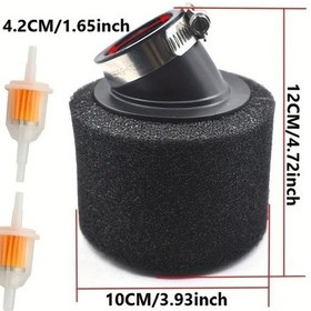 Resim Cloudstore 50-250cc Motosiklet, Scooter Ve Dirt Bike İçin 4.2cm Premium Köpük Hava Filtresi Temizleyici - Kolay Temizleme Ve Yüksek Performans 