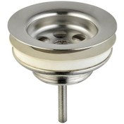 Resim A45137 Lavabo Yuvarlak Süzgeci Sabıt Krom 
