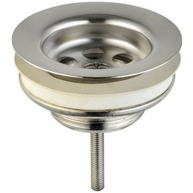 Resim A45137 Lavabo Yuvarlak Süzgeci Sabıt Krom 