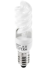 Resim Osram 15w 70w 6500 K Beyaz E27 Beyaz Tassaruflu Spiral Ampül 