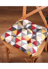 Resim Altınpamuk Altınpamuk Lüx Pofidik Üçgen Hardal Sandalye Minderi Özel Lüx Dik 