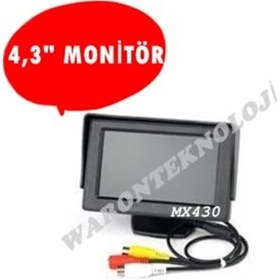 Resim Audıomax 4.3 İnç Lcd Araç Monitör 