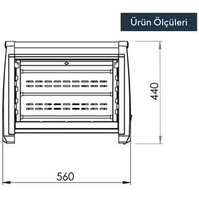 Resim Zenon Quartz Isıtıcı 1500 Watt Lx-2832 