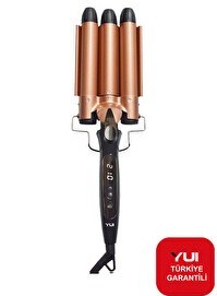 Resim Yui KB-3060 25 MM Siyah Su Dalgası Wag Saç Maşası 