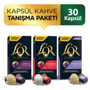 Resim L'OR Nespresso Uyumlu Alüminyum Kapsül Kahve Avantaj Paketi 30 Kapsül ( Supremo + Splendente + Lungo) 