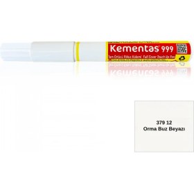 Resim Kementaş Tam Örtücü Rötuş Kalemleri 379 12 Orma Buz Beyazı Tam Örtücü Rötuş Kalemi 